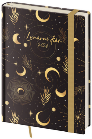 Weekly diary B6 Lunar Luna with elastic band - Reklamnepredmety