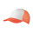 MB070 5-Panel Polyester Mesh Cap - MB070-White-Neon-Orange - variant Ls 1000128501
