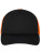 MB070 5-Panel Polyester Mesh Cap - MB070_Black_Neon-Orange - variant Ls 1000304366