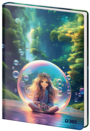 Memorial A5 13x18cm clear Fairy - Reklamnepredmety