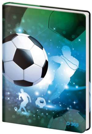 Memorial A5 13x18cm clear Football - Reklamnepredmety