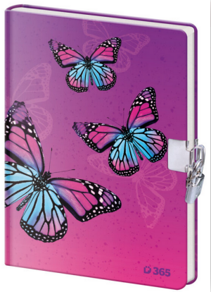 Monument 13x18 cm with lock - Butterfly - Reklamnepredmety