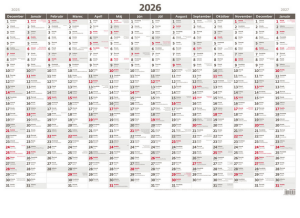 Annual planning map A1 - without images - Reklamnepredmety