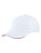 MB6541 6 Panel Light brushed Sandwich Cap - MB6541_White_Red - variant Ls 1000128875