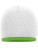MB7584 Beanie with Contrasting Border - MB7584_White_Lime-Green - variant Ls 1000129058