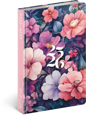 NOTIQUE 18-month diary Petito – Bouquet 2025/2026, 11 x 17 cm - Reklamnepredmety