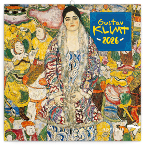 NOTIQUE Notepad Gustav Klimt 2026, 30 x 30 cm - Reklamnepredmety