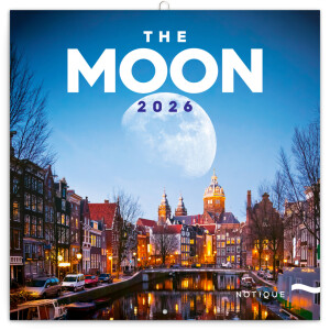 NOTIQUE Notepad Calendar Moon 2026, 30 x 30 cm - Reklamnepredmety