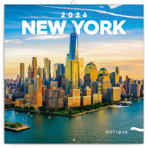 NOTIQUE Notepad New York 2026, 30 x 30 cm - Reklamnepredmety