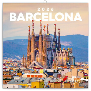NOTIQUE Notepad Barcelona 2026, 30 x 30 cm - Reklamnepredmety