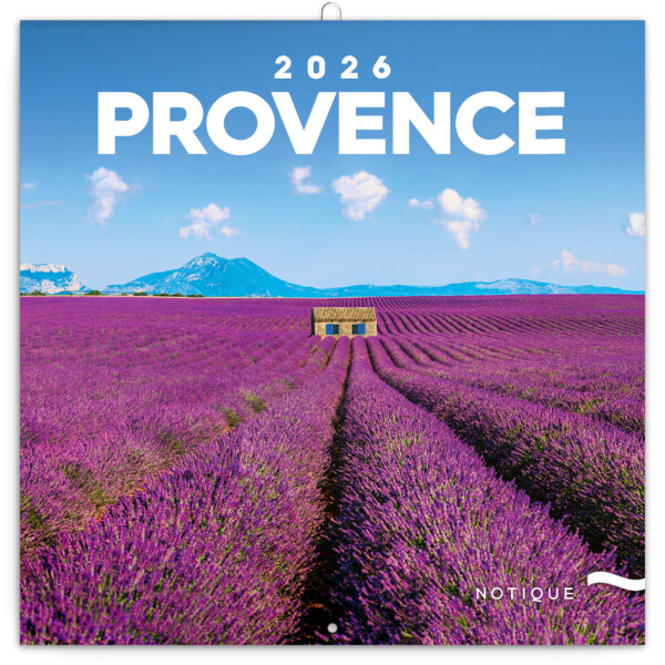 NOTIQUE Notebook Provence 2026, 30 x 30 cm
