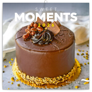 NOTIQUE Memo calendar Sweet Moments 2026, 30 x 30 cm - Reklamnepredmety