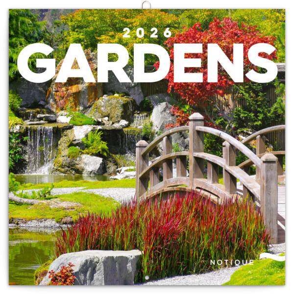 NOTIQUE Notepad Garden 2026, 30 x 30 cm