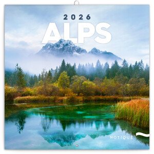 NOTIQUE Notepad Alps 2026, 30 x 30 cm - Reklamnepredmety