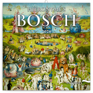 NOTIQUE Notepad Hieronymus Bosch 2026, 30 x 30 cm - Reklamnepredmety