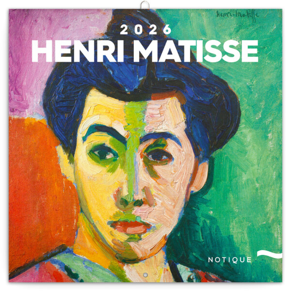 NOTIQUE Notepad Henri Matisse 2026, 30 x 30 cm