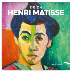 NOTIQUE Notepad Henri Matisse 2026, 30 x 30 cm - Reklamnepredmety