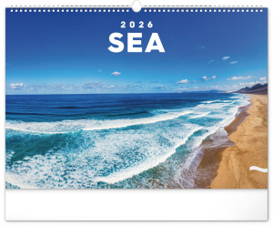 NOTIQUE Wall calendar Sea 2026, 48 x 33 cm - Reklamnepredmety