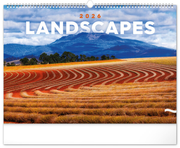 NOTIQUE Wall calendar Countries 2026, 48 x 33 cm