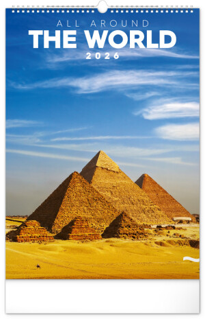 NOTIQUE Wall Calendar World Monuments 2026, 33 x 46 cm - Reklamnepredmety