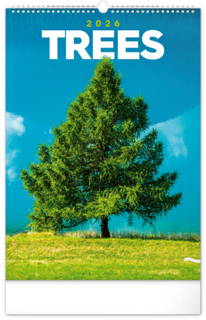 NOTIQUE Wall calendar Trees 2026, 33 x 46 cm - Reklamnepredmety