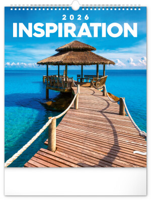 NOTIQUE Wall calendar Inspiration 2026, 30 x 34 cm - Reklamnepredmety