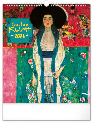 NOTIQUE Wall Calendar Gustav Klimt 2026, 30 x 34 cm - Reklamnepredmety
