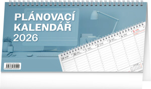 NOTIQUE Desk Calendar Planner CZ 2026, 25 x 12.5 cm - Reklamnepredmety