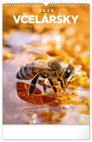 NOTIQUE Wall Beekeeping Calendar 2026, 33 x 46 cm - Reklamnepredmety