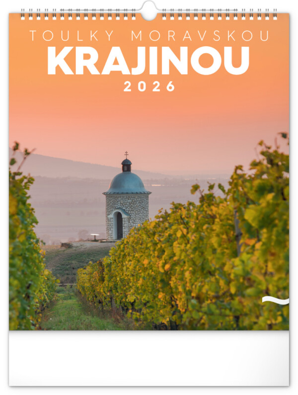 NOTIQUE Wall calendar Wanderings through the Moravian Countryside CZ 2026, 30 x 34 cm