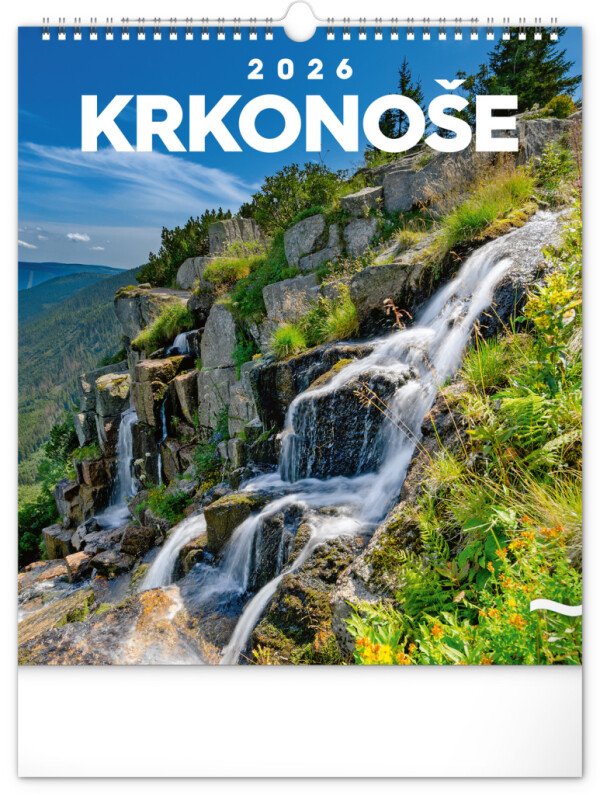 NOTIQUE Wall calendar Krkonoše CZ 2026, 30 x 34 cm