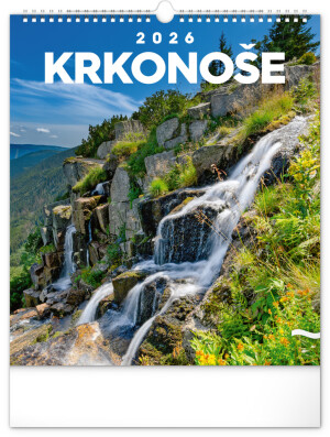 NOTIQUE Wall calendar Krkonoše CZ 2026, 30 x 34 cm - Reklamnepredmety