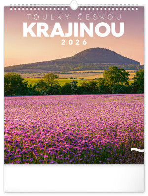 NOTIQUE Wall calendar Wanderings through the Czech countryside CZ 2026, 30 x 34 cm - Reklamnepredmety