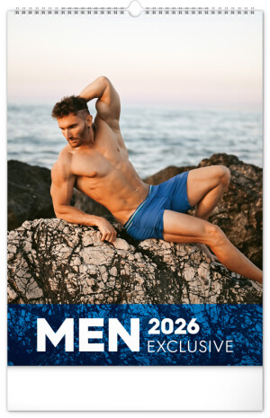 Wall calendar Men Exclusive 2026, 33 x 46 cm - Reklamnepredmety