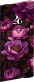 NOTIQUE Pocket diary Purple flowers 2026, monthly planner, 8 x 18 cm - pgd-mespl-35785-sk_tit - variant Pg PGD-MESPL-35785-SK