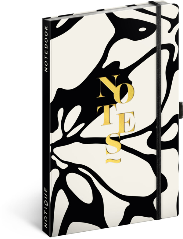 NOTIQUE Notes Abstract, lined, 13 x 21 cm