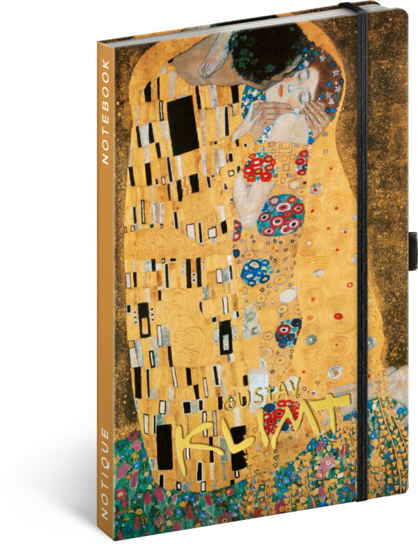 NOTIQUE Notes Gustav Klimt, lined, 13 x 21 cm