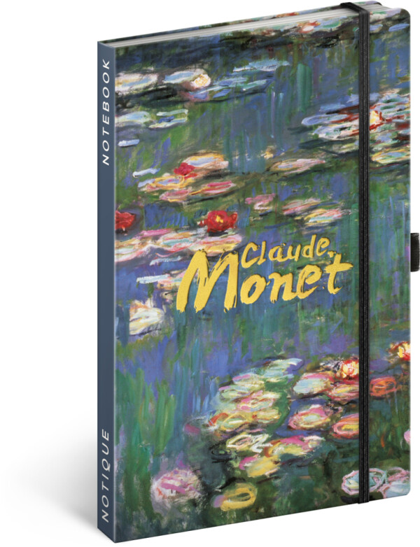 NOTIQUE Notes Claude Monet, lined, 13 x 21 cm
