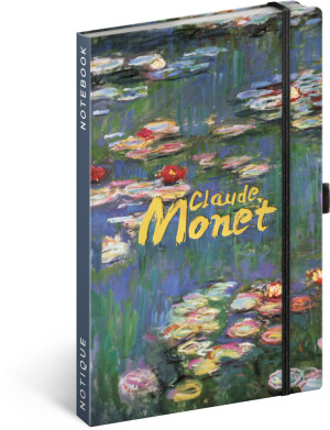 NOTIQUE Notes Claude Monet, lined, 13 x 21 cm - Reklamnepredmety