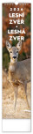 NOTIQUE Wall calendar Forest animals - Forest animals CZ/SK 2026, 12 x 48 cm - pgn-35759-l_tit - variant Pg PGN-35759-L