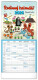 NOTIQUE Wall calendar Family planning Mole CZ 2026, 21 x 42 cm - pgn-35769-l_tit - variant Pg PGN-35769-L