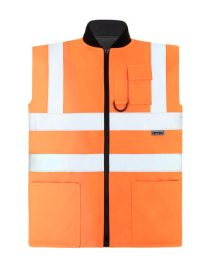 Hi-Vis Reversible Bodywarmer „Ural“ - Reklamnepredmety