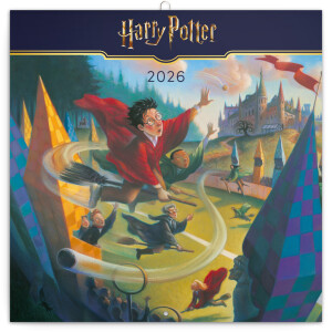 NOTIQUE Harry Potter 2026 Notepad, 30 x 30 cm - Reklamnepredmety