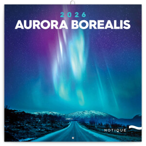 NOTIQUE Notepad Northern Lights 2026, 30 x 30 cm - Reklamnepredmety