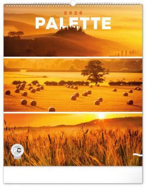 NOTIQUE Wall Calendar Palette 2026, 48 x 56 cm - Reklamnepredmety