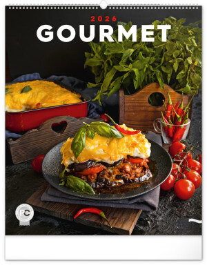 NOTIQUE Gourmet Wall Calendar 2026, 48 x 56 cm - Reklamnepredmety