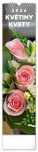 NOTIQUE Wall calendar Flowers – Flowers CZ/SK 2026, 12 x 48 cm - pgn-35755-l_tit - variant Pg PGN-35755-L