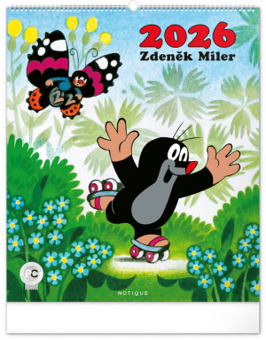 NOTIQUE Wall calendar Mole 2026, 48 x 56 cm - Reklamnepredmety