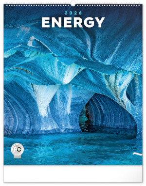 NOTIQUE Wall calendar Energy 2026, 48 x 56 cm - Reklamnepredmety