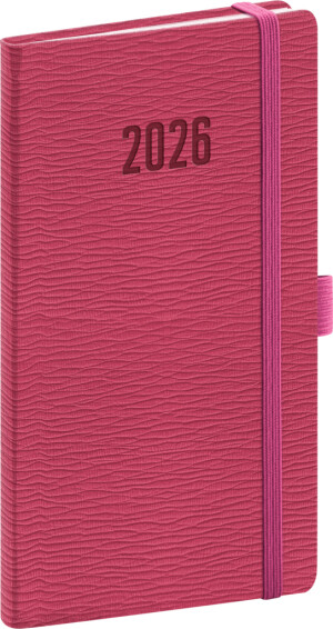 NOTIQUE Pocket diary Rivoli 2026, 9 x 15.5 cm - Reklamnepredmety